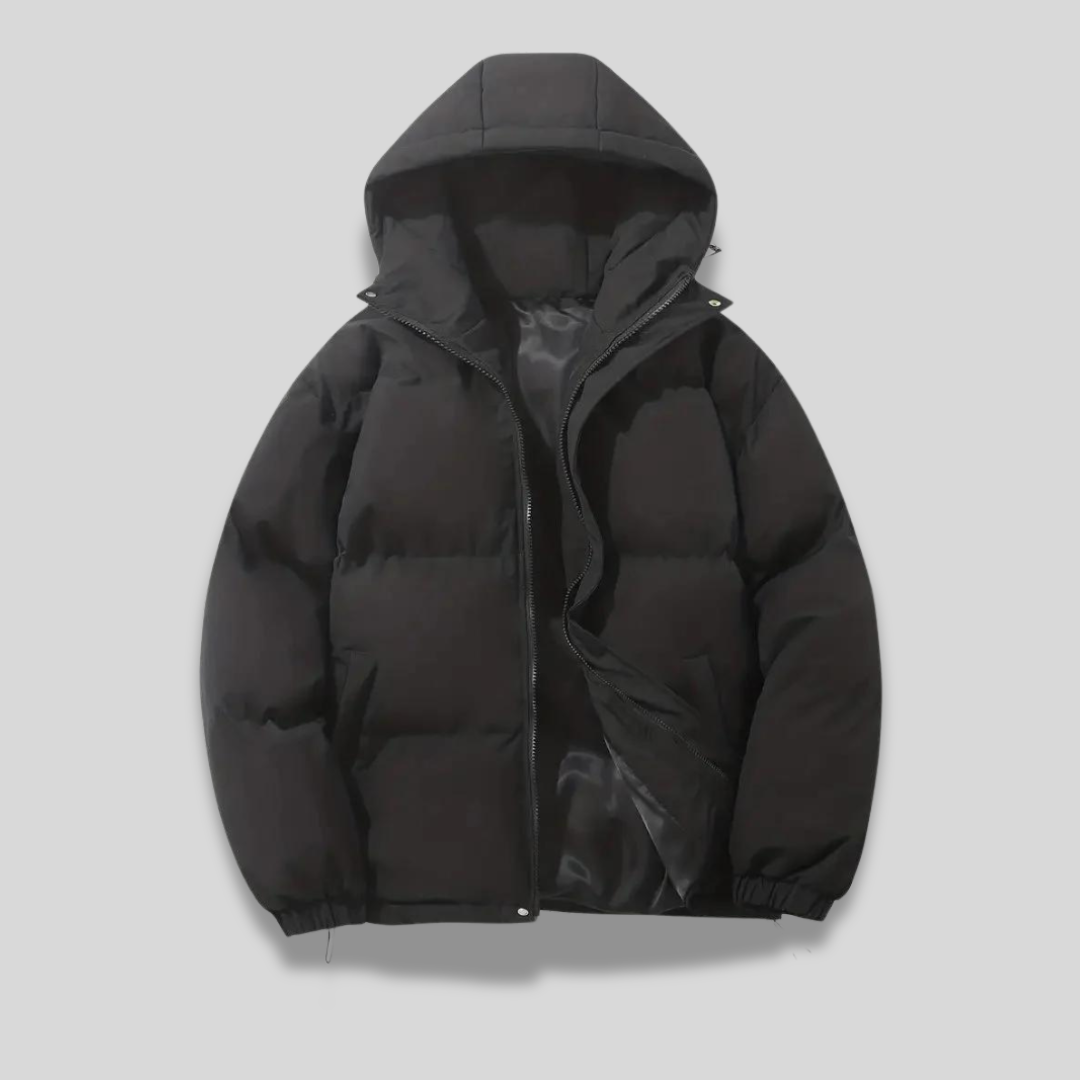 Dames Puffer Jas met Capuchon – Warme Gewatteerde Winterjas