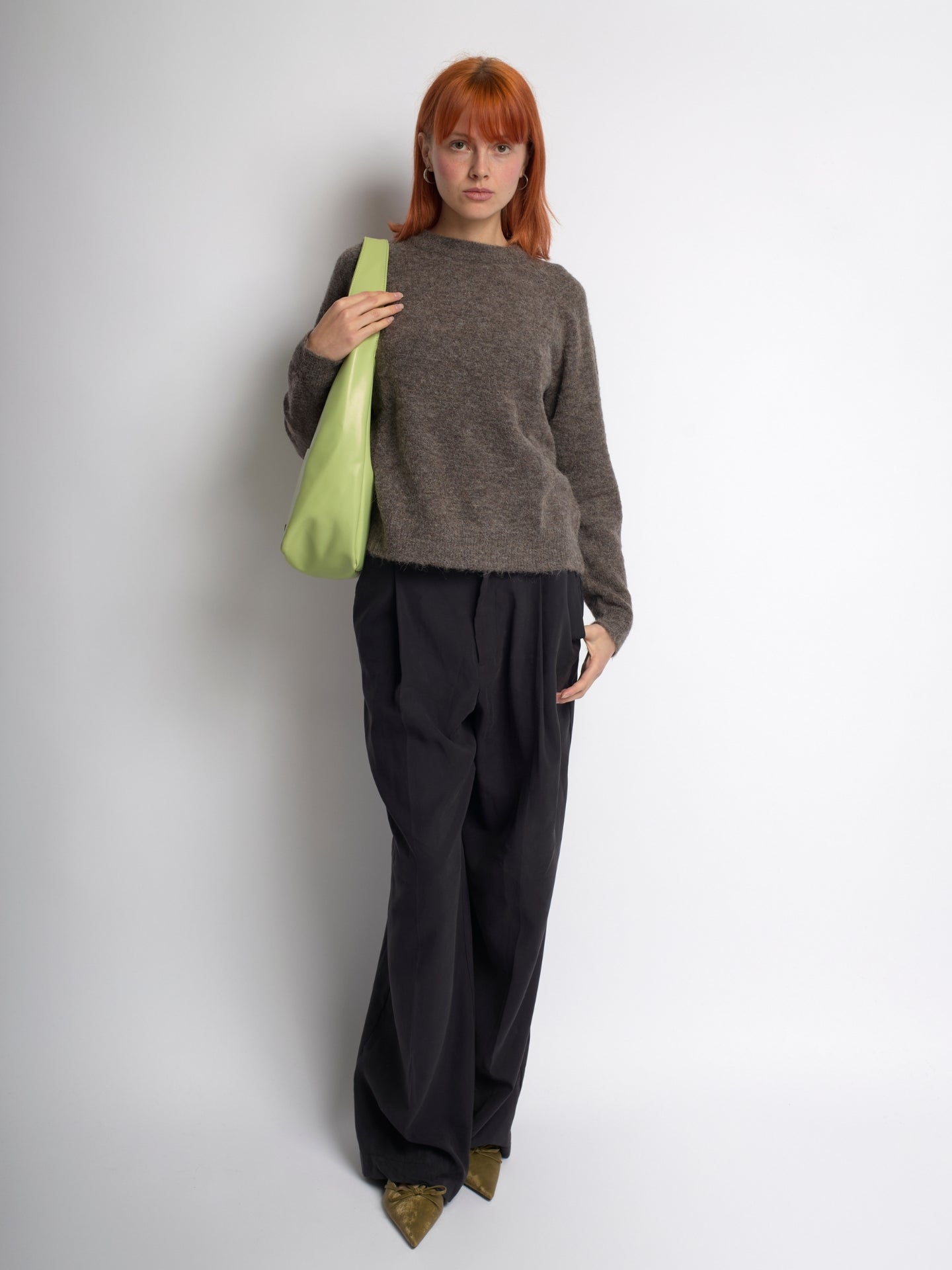 Minimalistische Hobo Schoudertas – Vegan Leer
