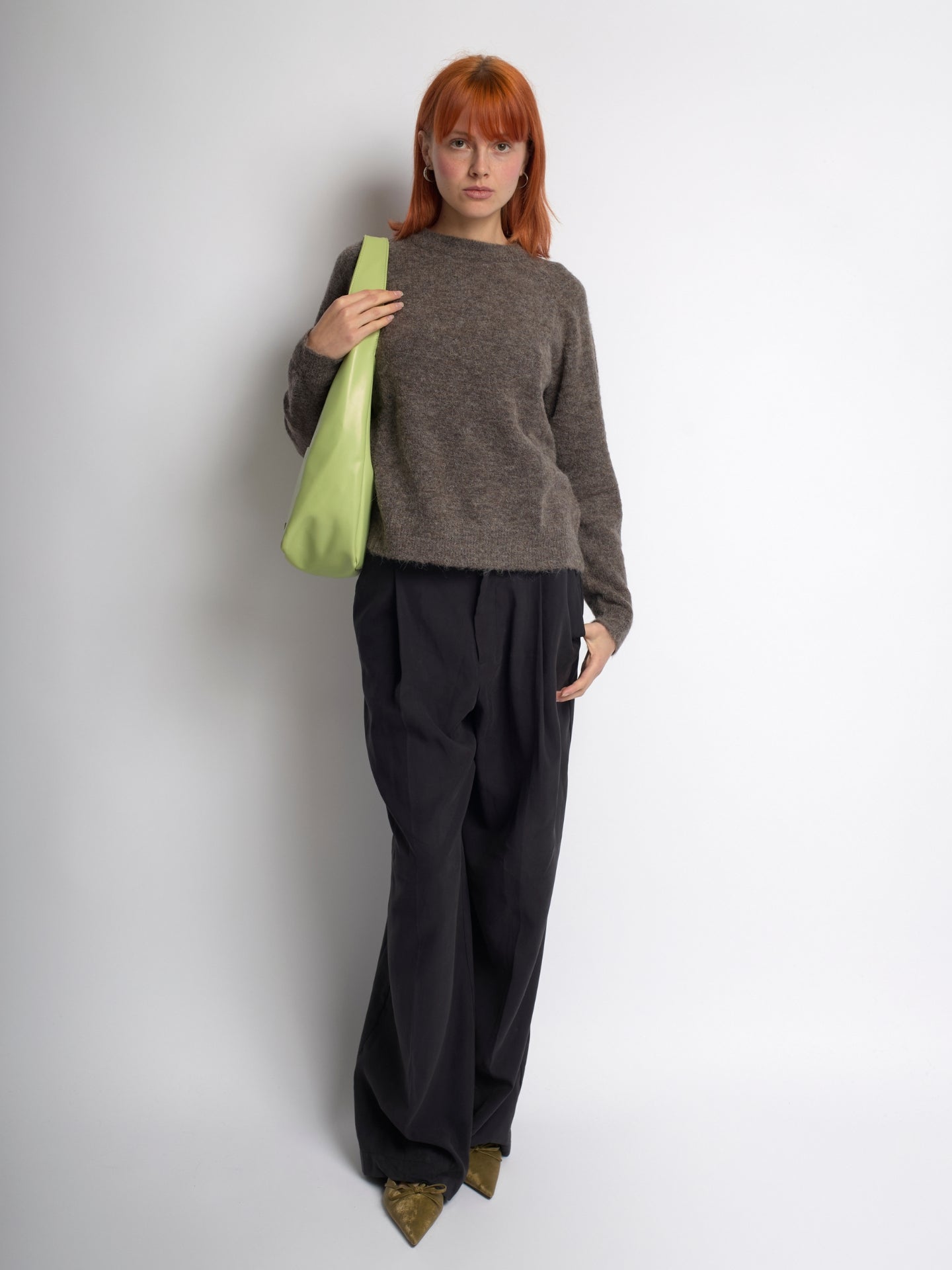 Minimalistische Hobo Schoudertas – Vegan Leer