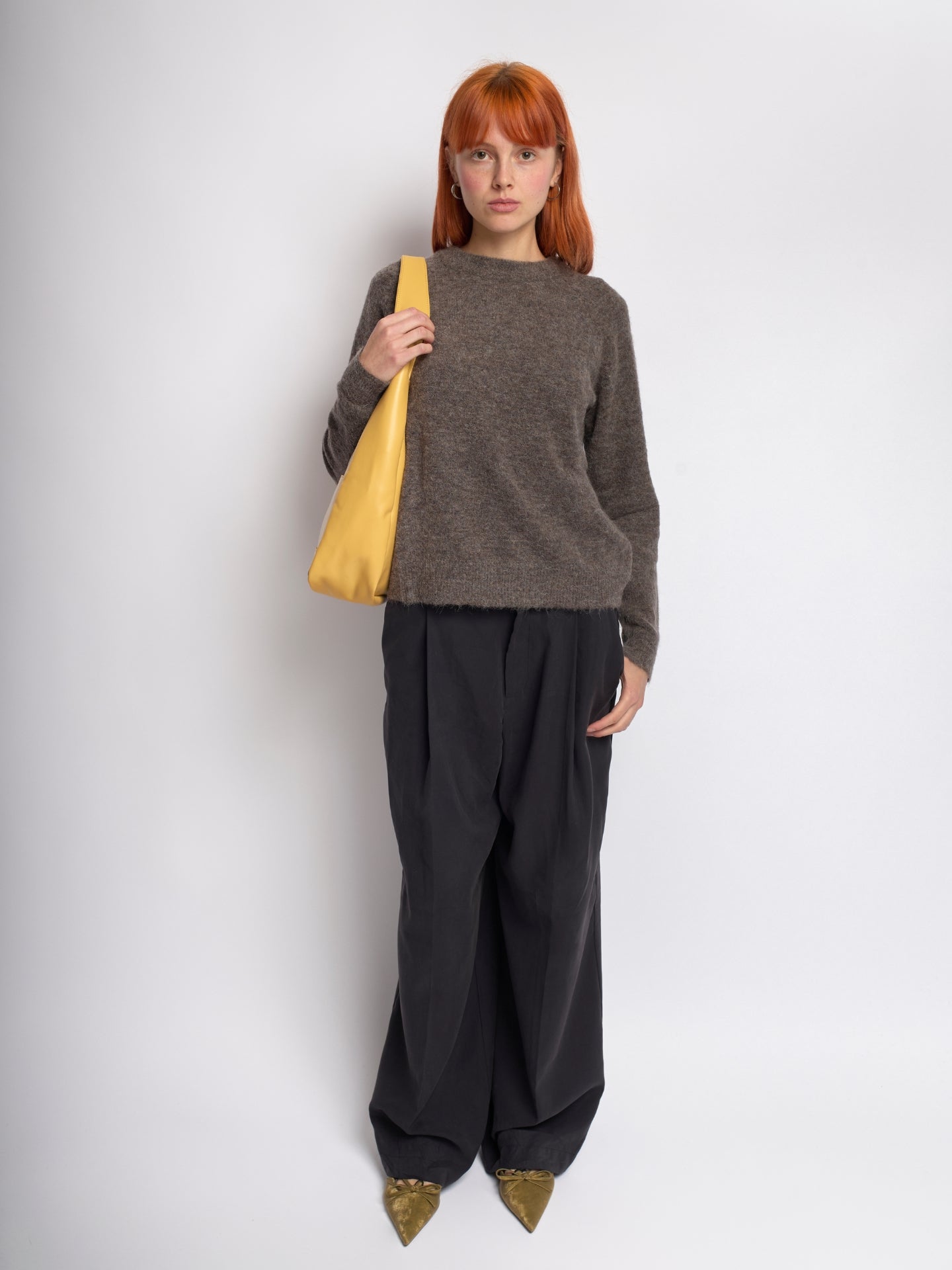 Minimalistische Hobo Schoudertas – Vegan Leer