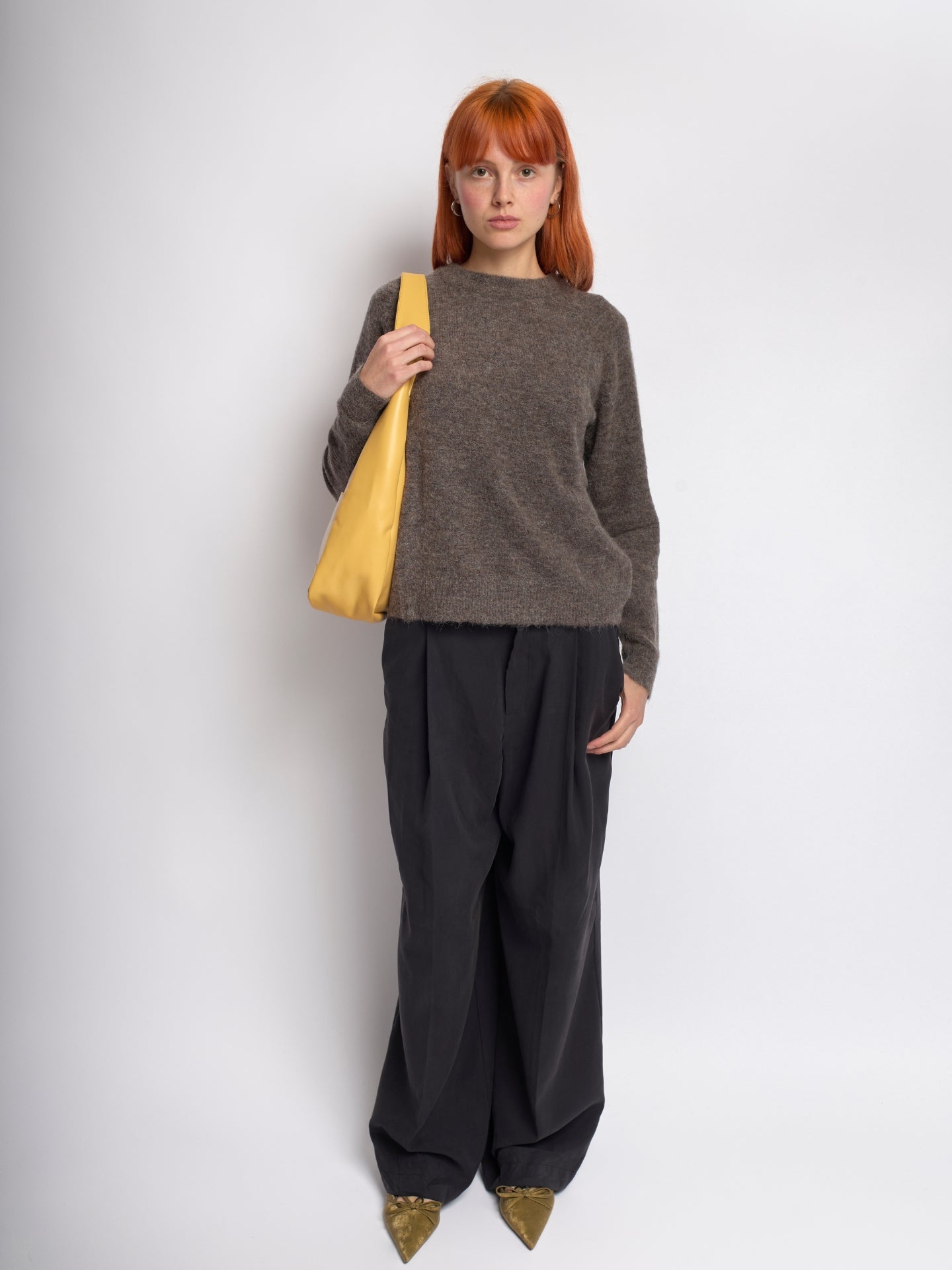 Minimalistische Hobo Schoudertas – Vegan Leer