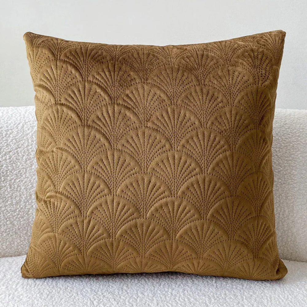 Velours Sierkussen met Geometrisch Patroon – Luxe Kussenhoes in Diverse Kleuren