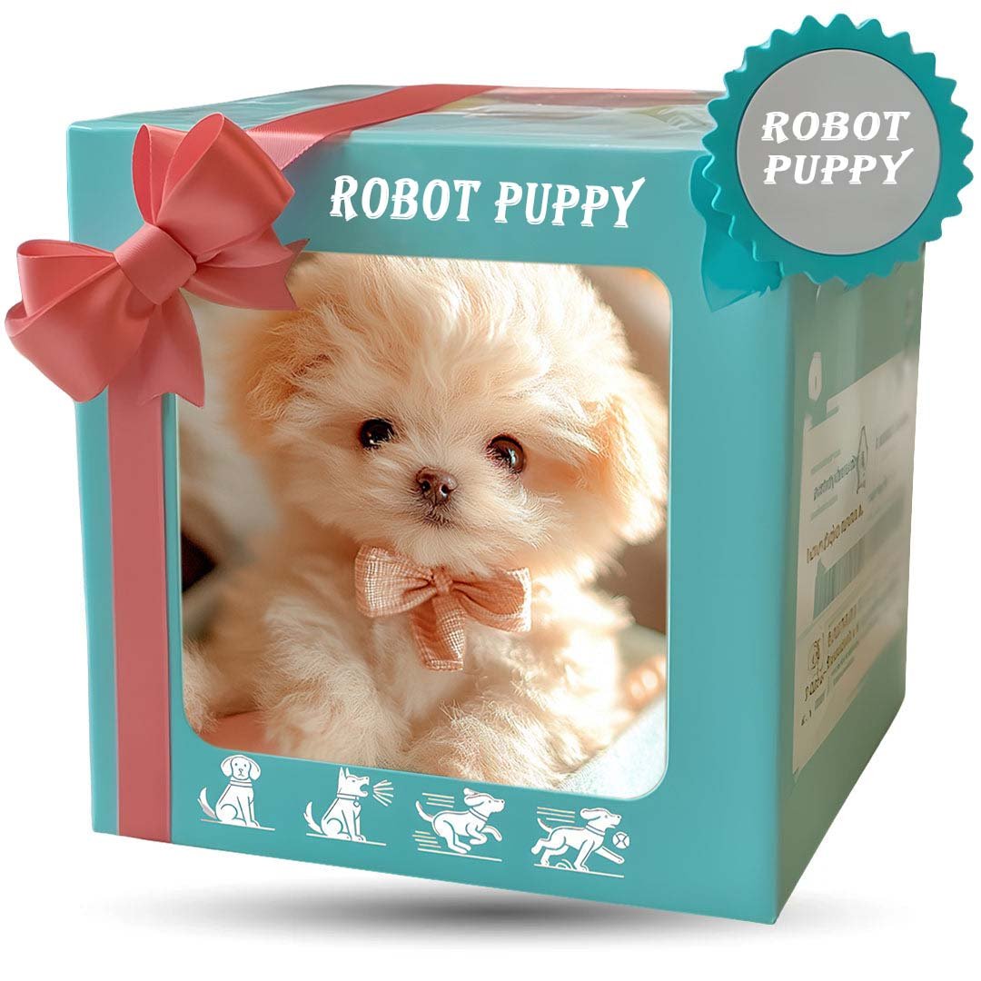 Schattige Pluche Puppy Knuffel – Realistisch Hondje als Speelgoed & Cadeau