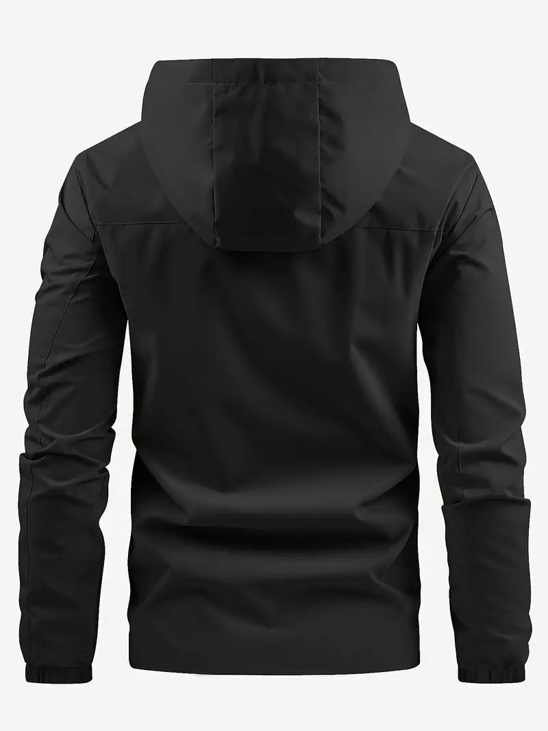 Heren Softshell Jas met Capuchon – Waterafstotende Outdoor Jas
