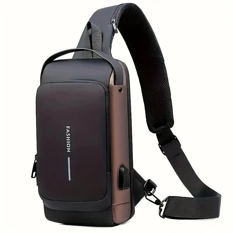 Anti-Diefstal Crossbody Tas – Waterdicht, USB-Oplaadpoort & Moderne Look