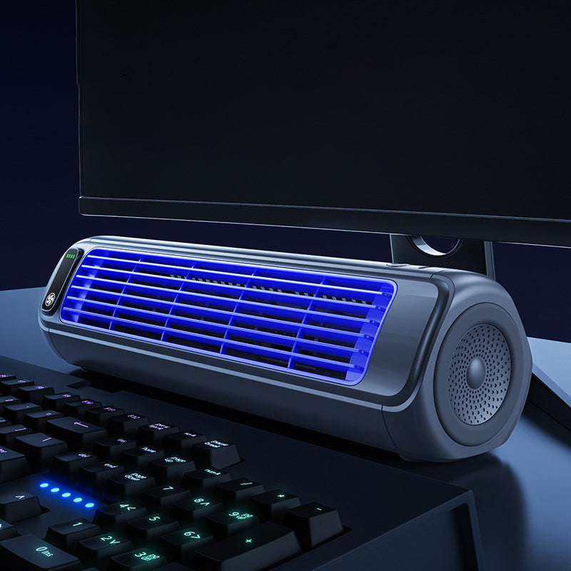 Draagbare Aircooler met LED – 2-in-1 Ventilator en Luchtreiniger voor Thuis en Kantoor