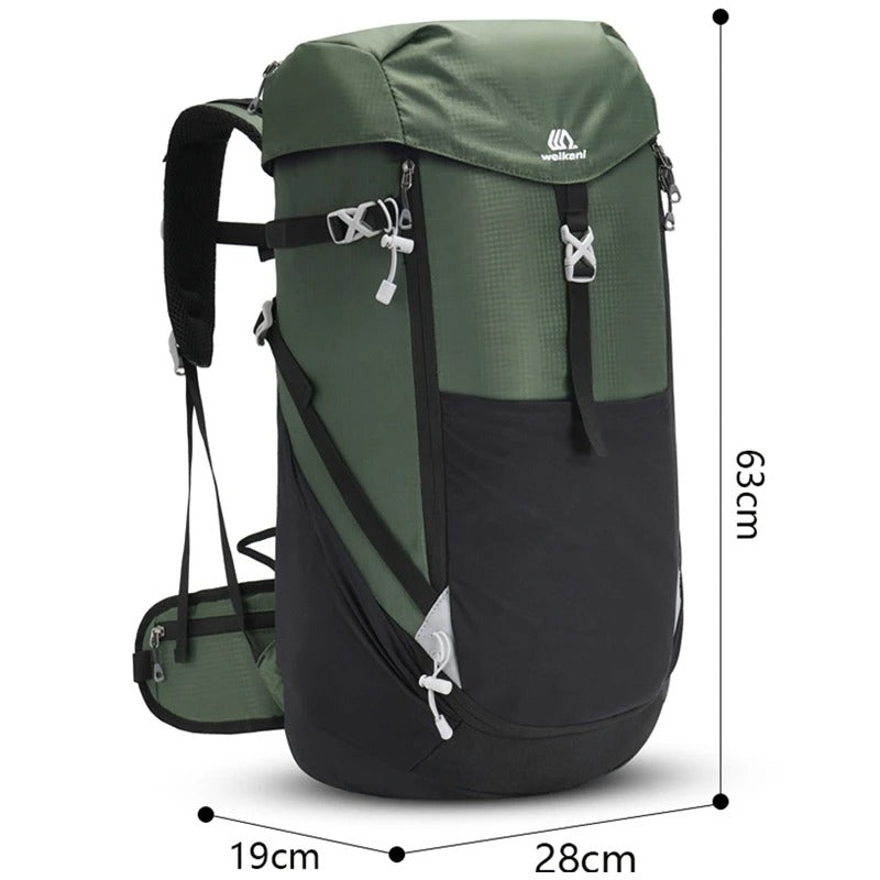 Waterdichte Nylon Rugzak 50L – Ruim, Duurzaam & Comfortabel