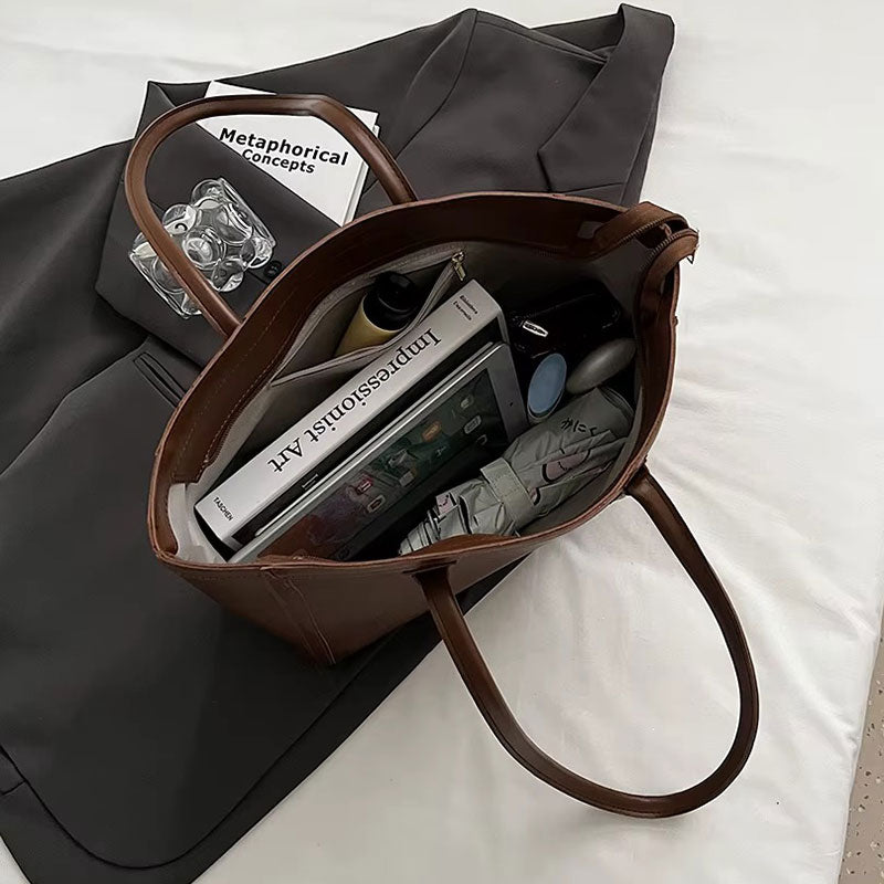 Shopper Leren Look – Elegant, Ruim & Duurzaam