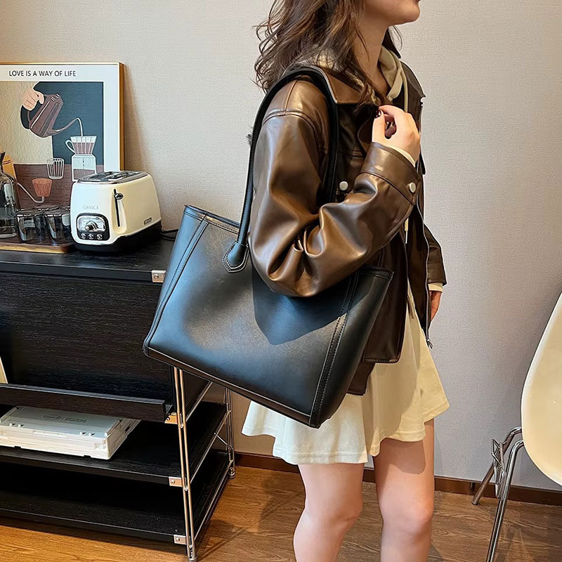 Shopper Leren Look – Elegant, Ruim & Duurzaam