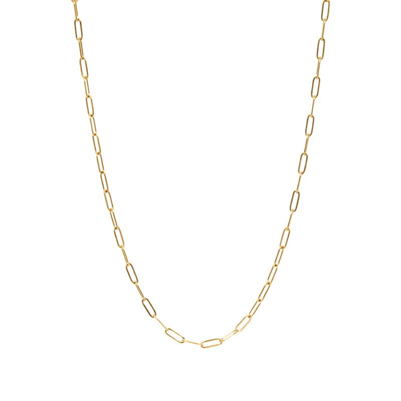 Goudkleurige Rope Ketting – Elegant, Duurzaam en Tijdloos