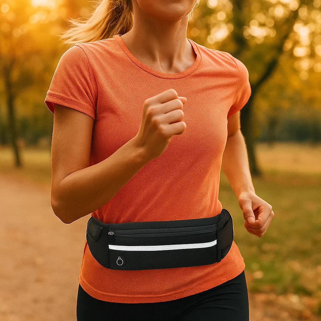Sportieve Running Heuptas – Waterafstotend, Reflecterend en Lichtgewicht