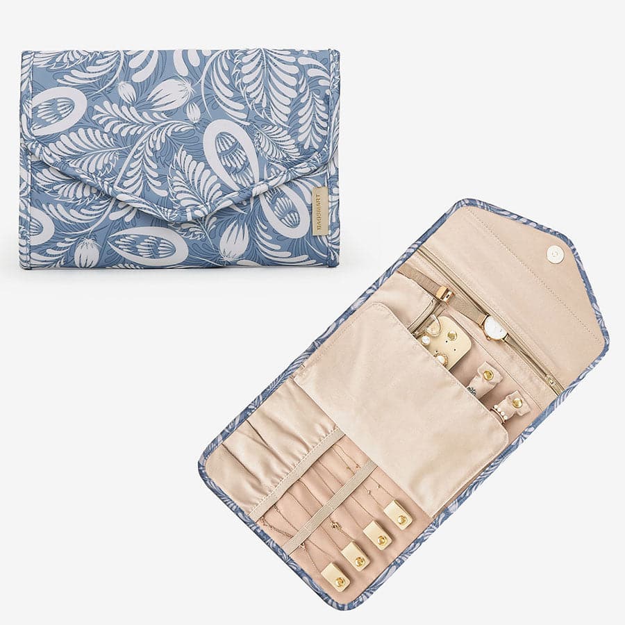Turquoise Sieradentasje – Compacte Envelop Sieraden Organizer voor Reizen