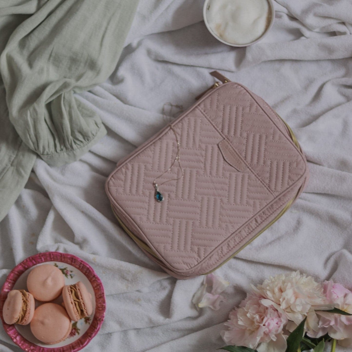 Luxe Sieradendoos voor Reizen – Compacte Organizer voor Ringen, Kettingen & Oorbellen
