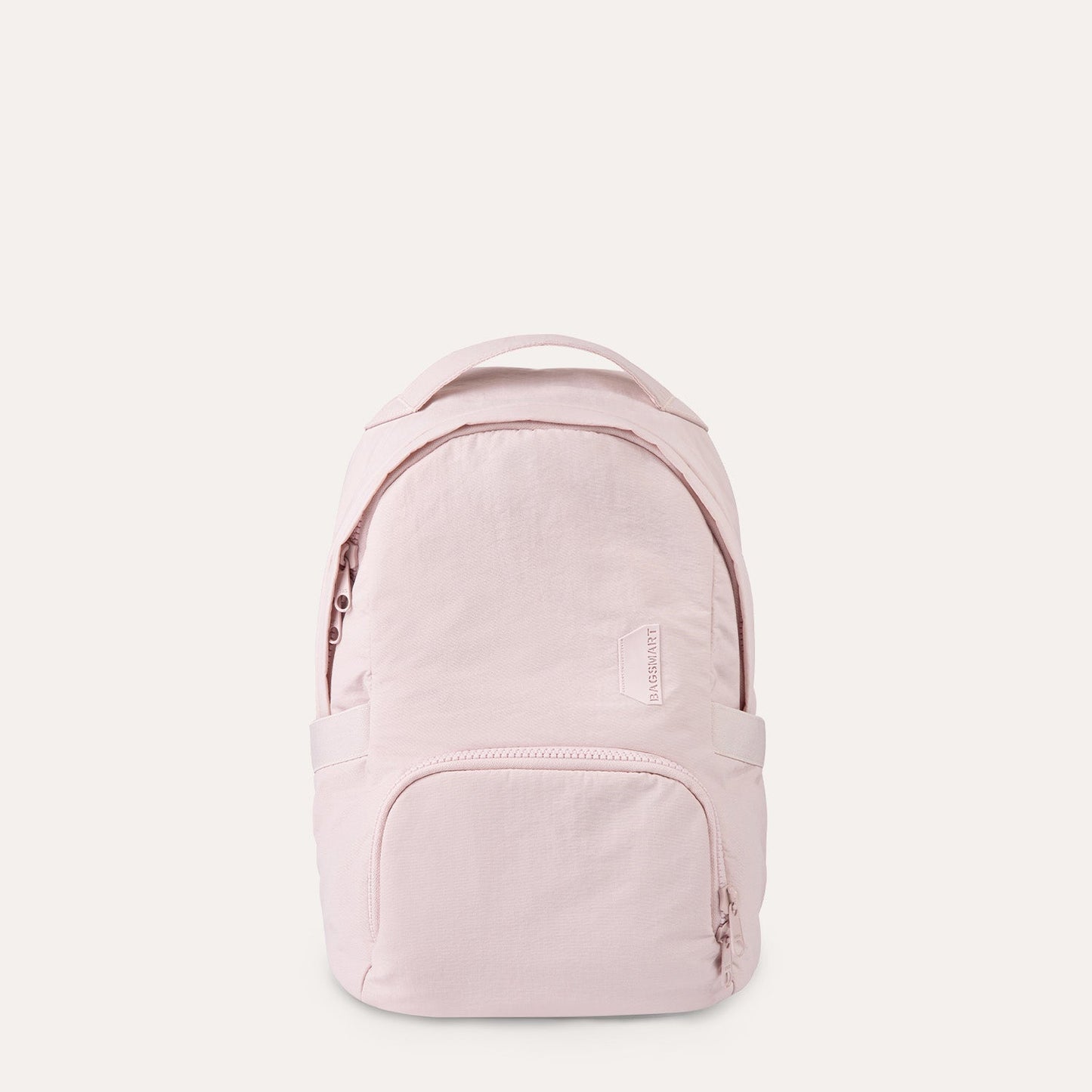 Lichtroze Rugzak met Meerdere Vakken – Comfortabel & Waterafstotend voor School, Werk of Reizen