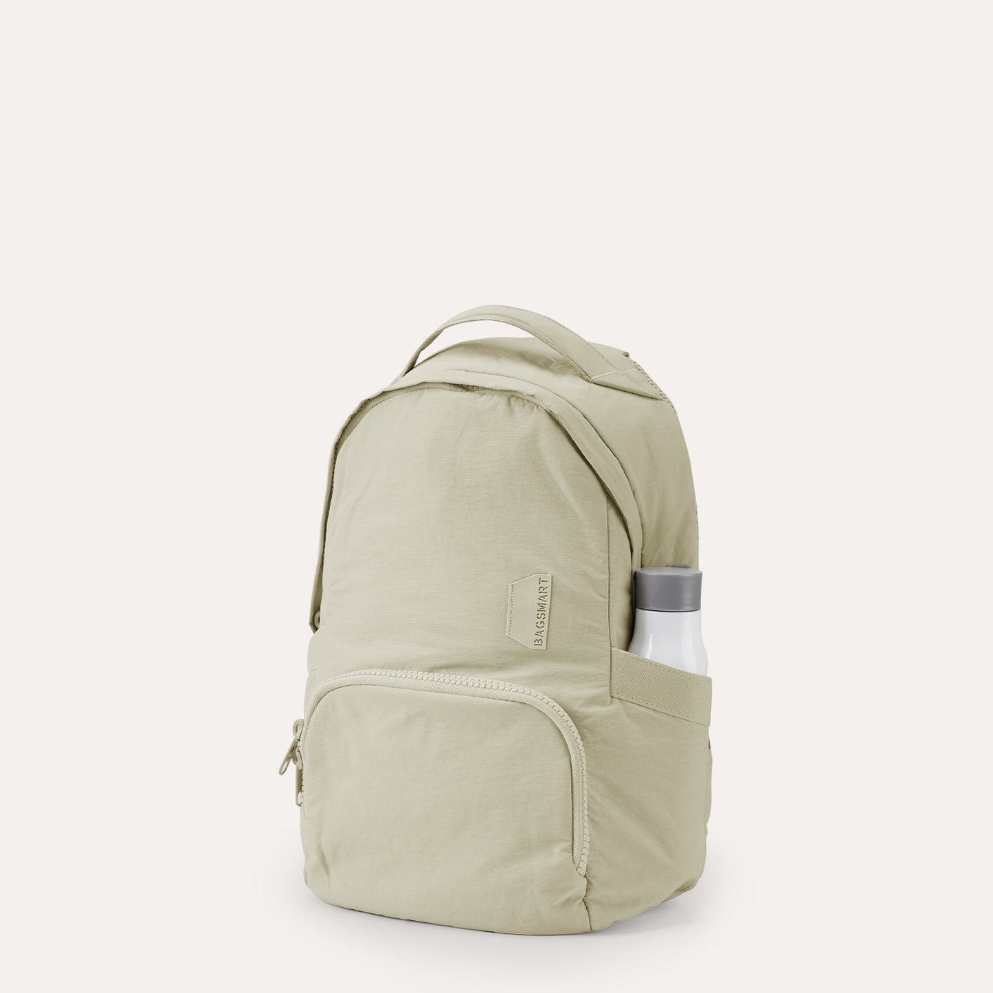 Lichtroze Rugzak met Meerdere Vakken – Comfortabel & Waterafstotend voor School, Werk of Reizen