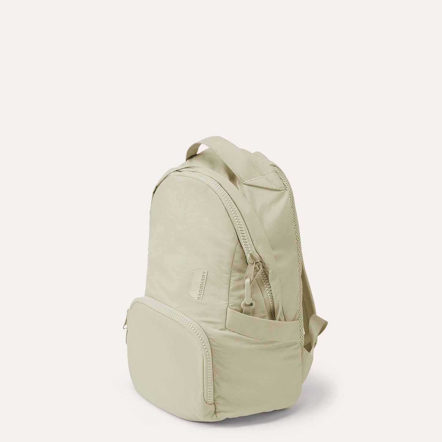 Lichtroze Rugzak met Meerdere Vakken – Comfortabel & Waterafstotend voor School, Werk of Reizen