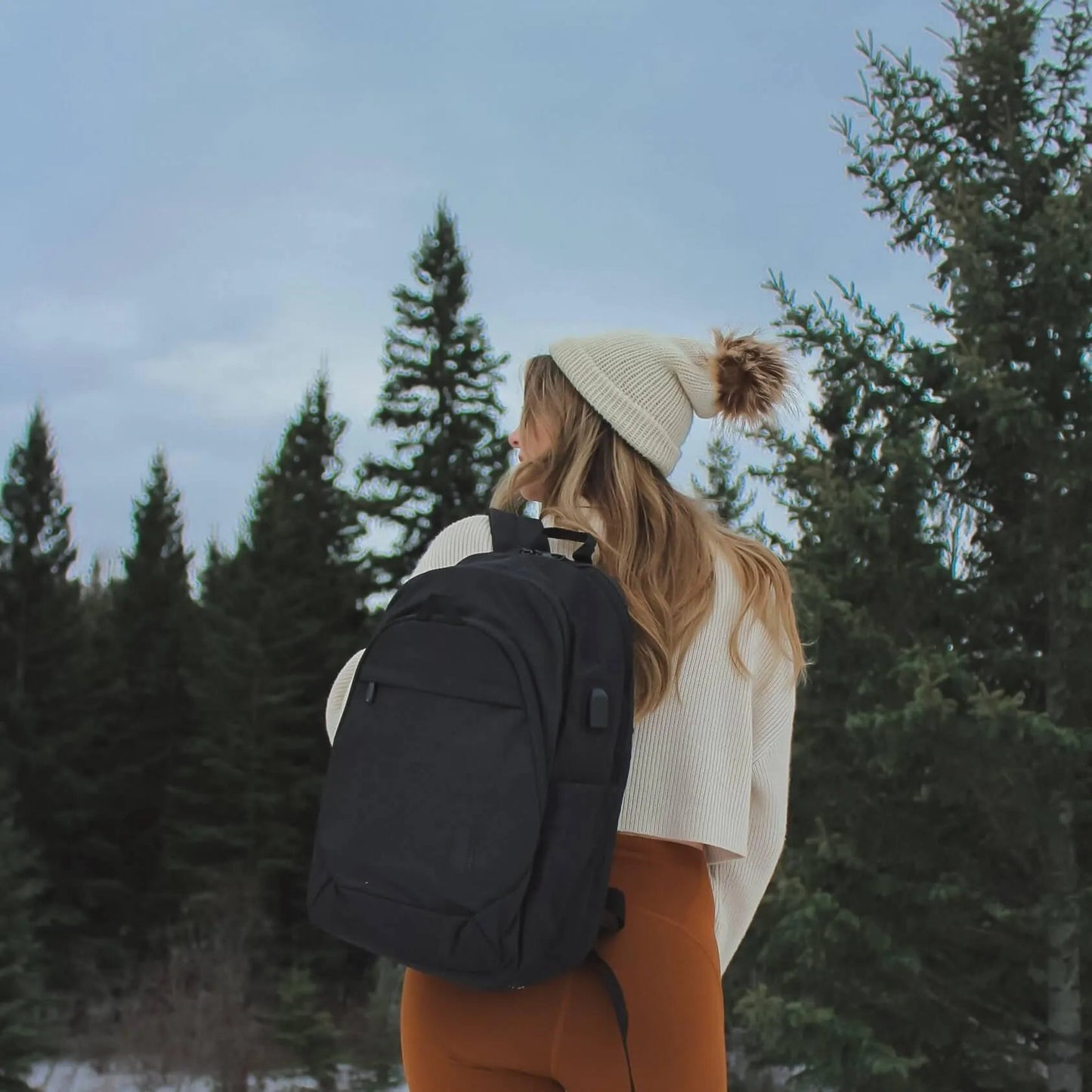 Luxe Roze Rugzak – Waterafstotende Laptop & Schooltas met USB-aansluiting