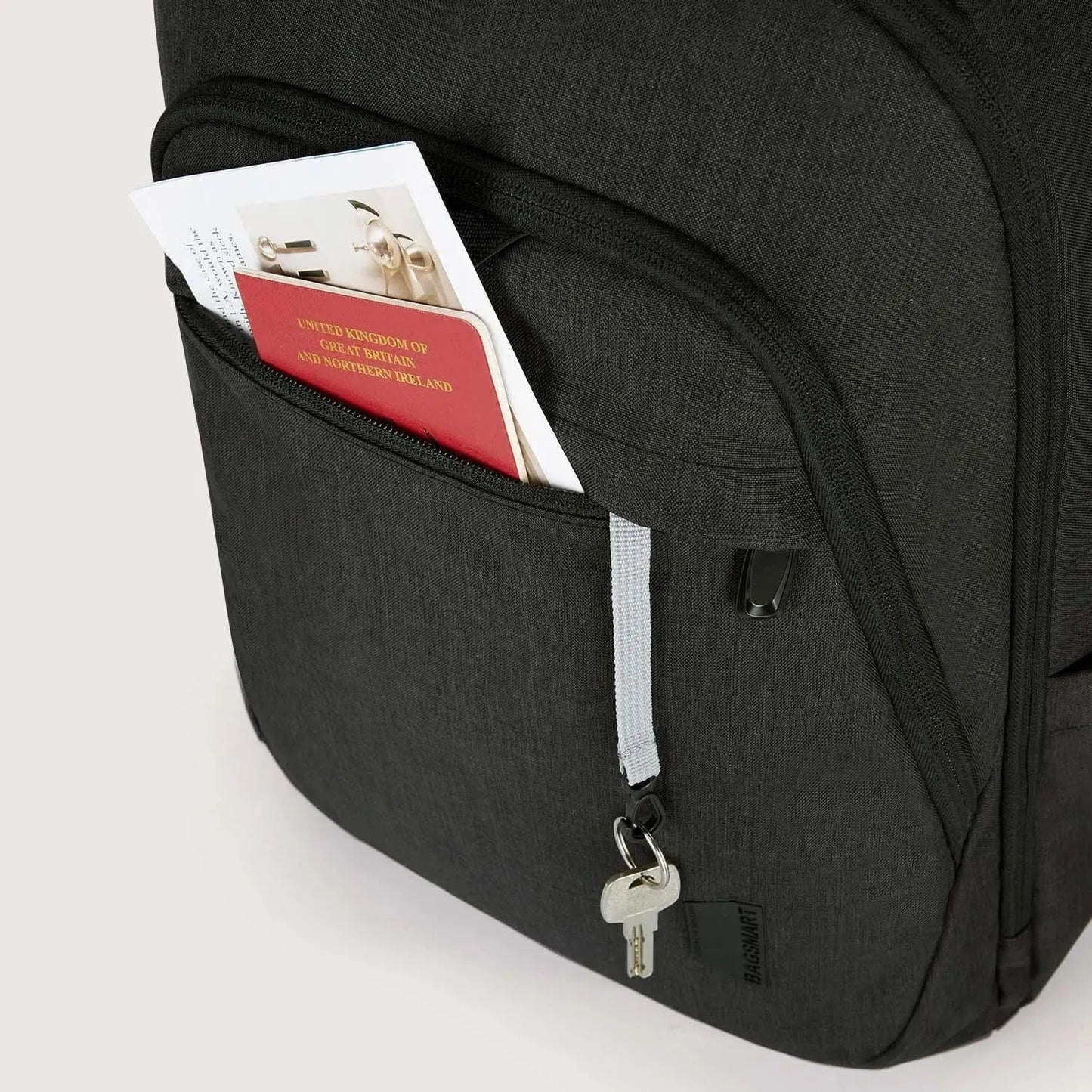 Luxe Roze Rugzak – Waterafstotende Laptop & Schooltas met USB-aansluiting