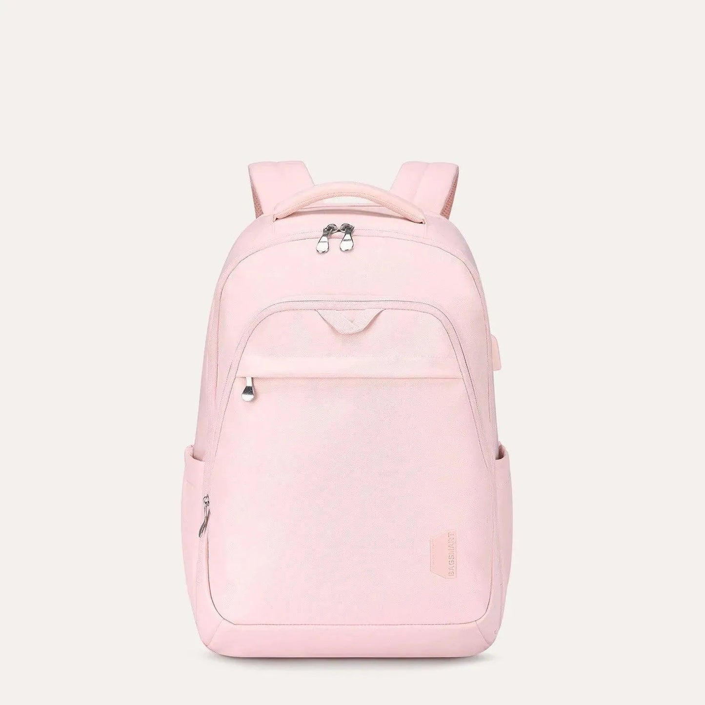 Luxe Roze Rugzak – Waterafstotende Laptop & Schooltas met USB-aansluiting