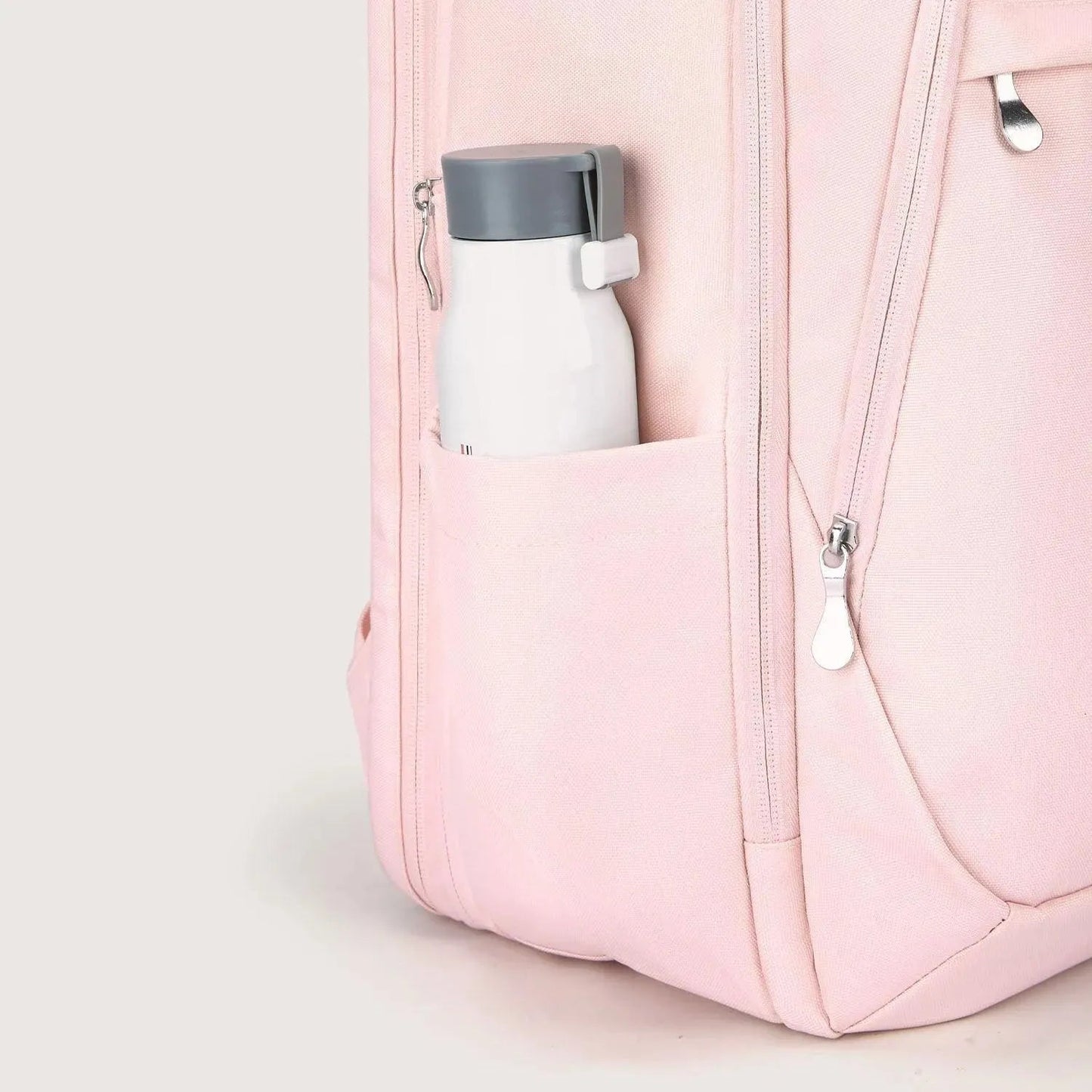 Luxe Roze Rugzak – Waterafstotende Laptop & Schooltas met USB-aansluiting