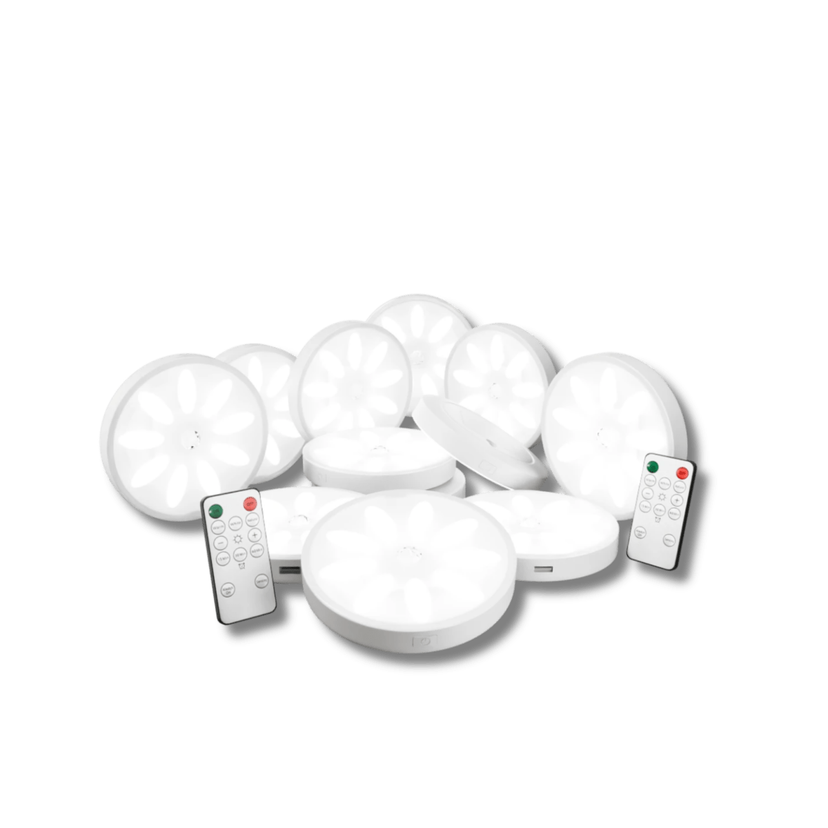 LED Puck Lights met Afstandsbediening – Dimbare Onderkastverlichting | Plakbare Spots – 3 Lichtstanden
