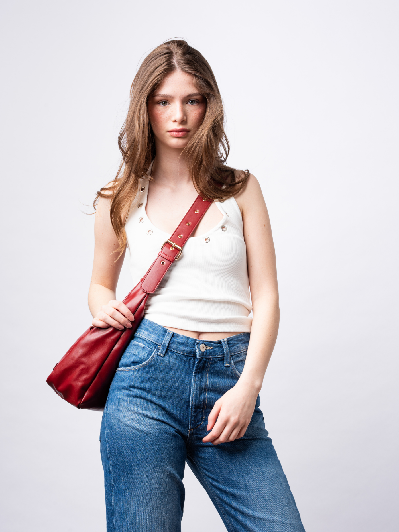 Zwarte Schoudertas – Minimalistisch & Ruim Design van Vegan Leer