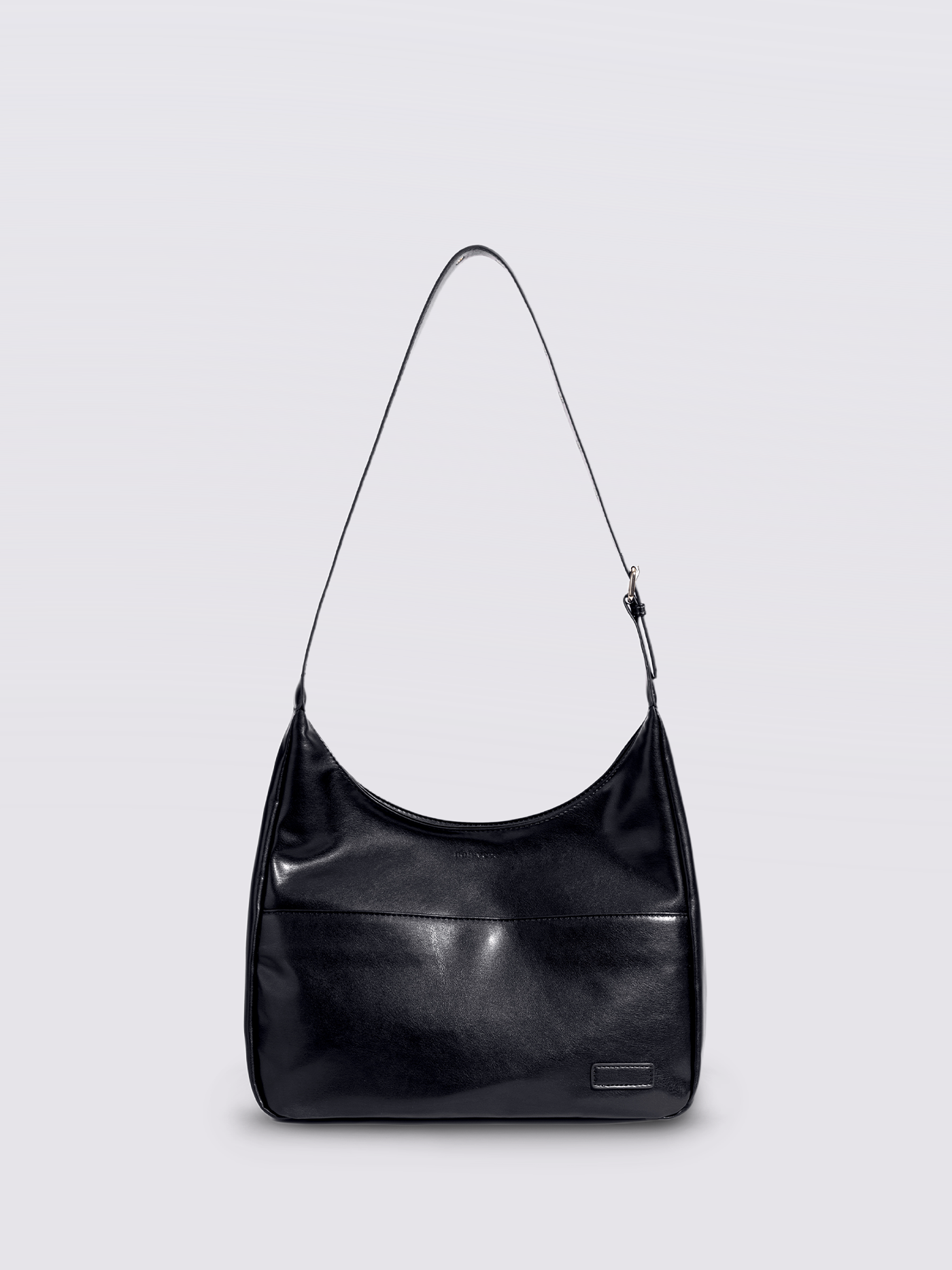 Zwarte Schoudertas – Minimalistisch & Ruim Design van Vegan Leer