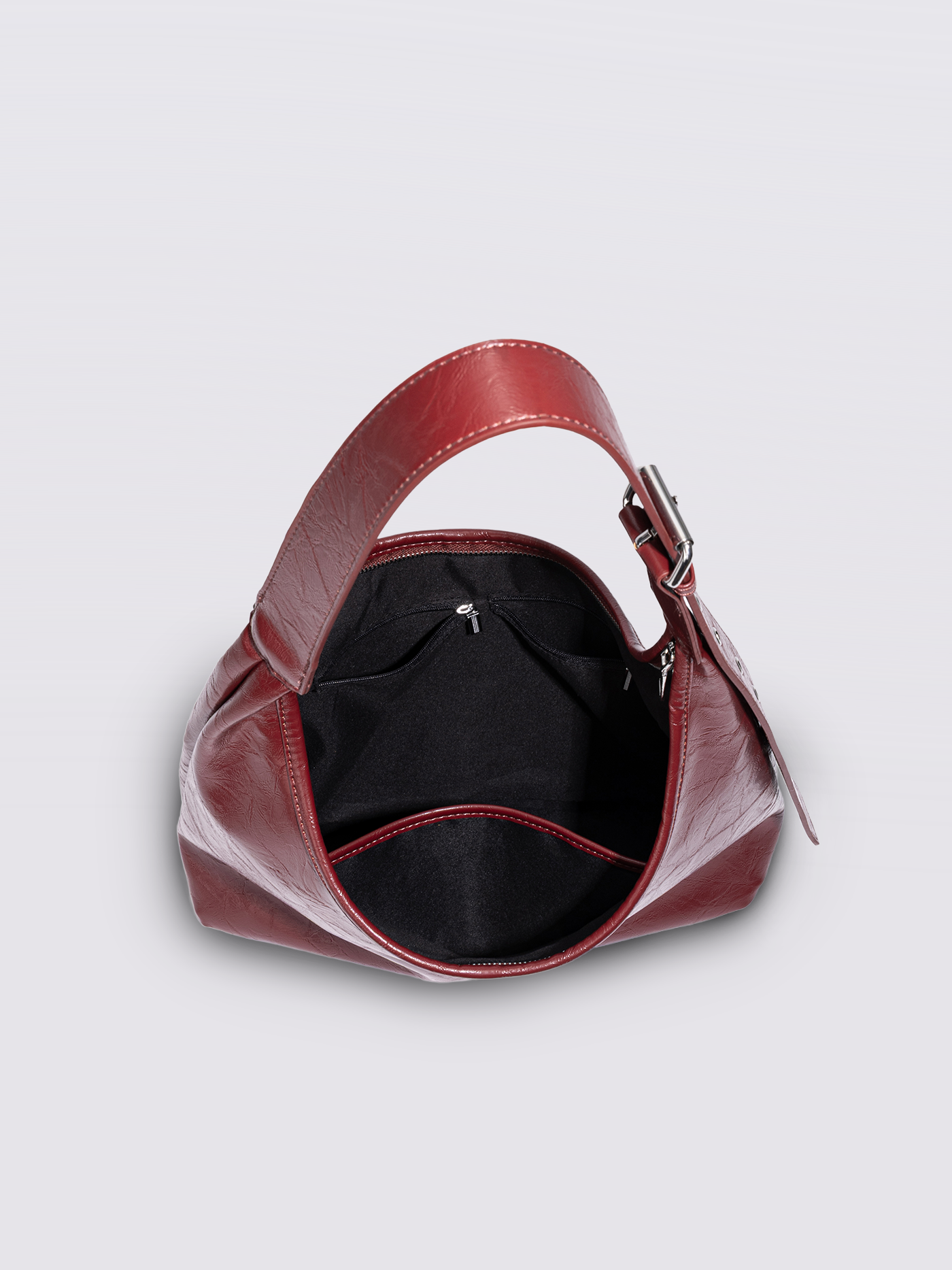 Zwarte Schoudertas – Minimalistisch Design & Veel Opbergruimte
