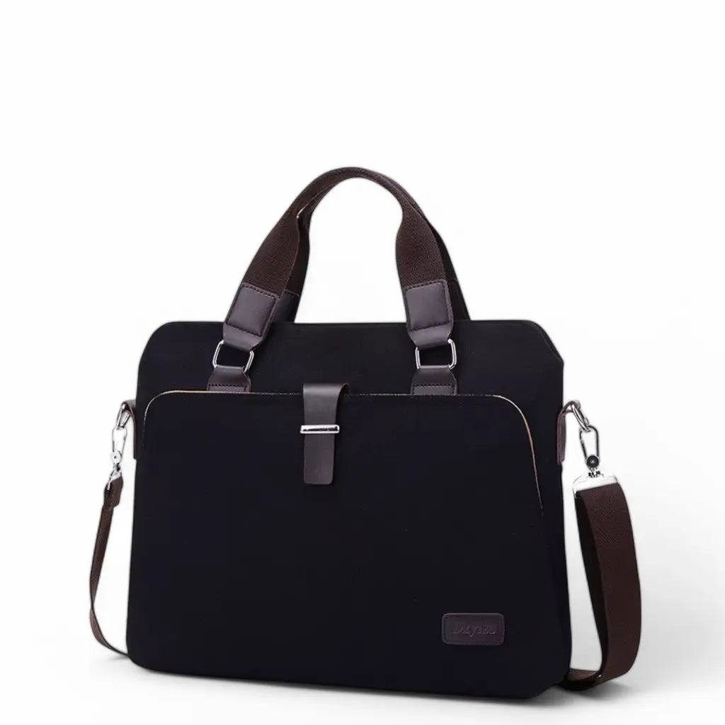 Canvas Laptoptas Bruin – Lichtgewicht & Duurzaam