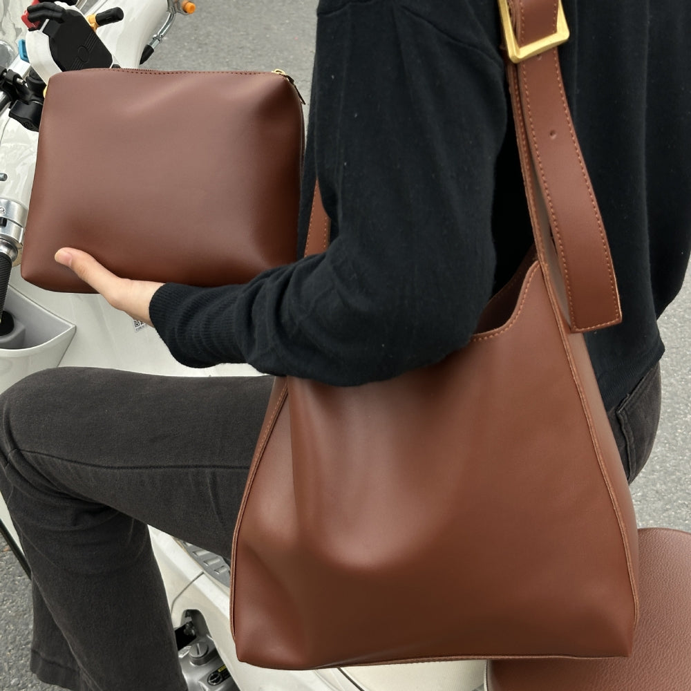 Elegante Schoudertas met Extra Etui – Ruim & Stijlvol voor Dagelijks Gebruik