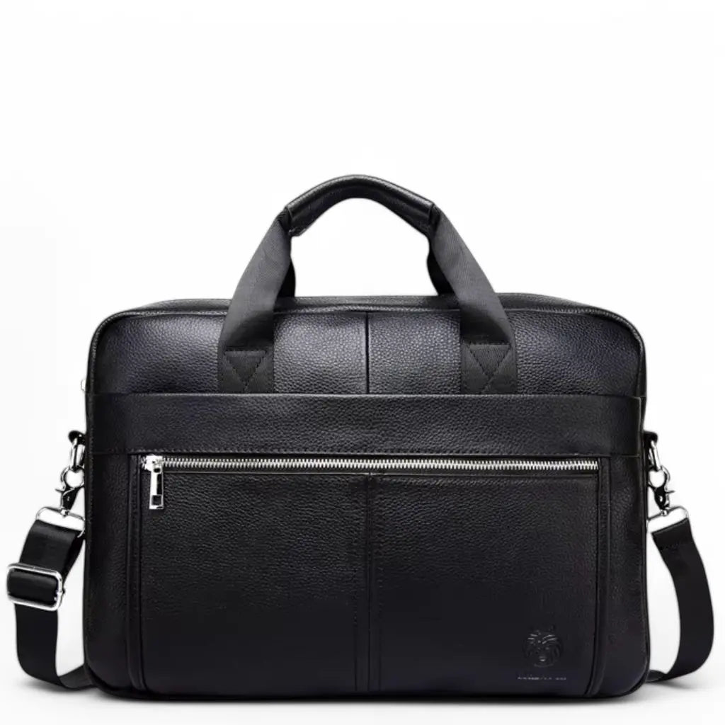 Duurzame laptoptas heren 15 inch zwart – Luxe, Beschermend & Waterafstotend