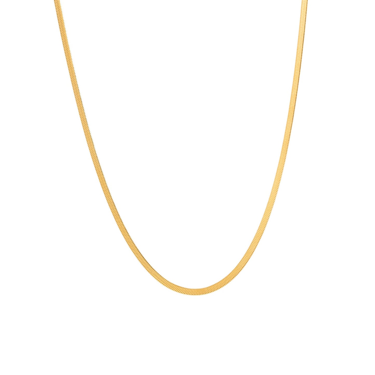 Snake Chain Ketting Goud – Minimalistische & Tijdloze Halsketting