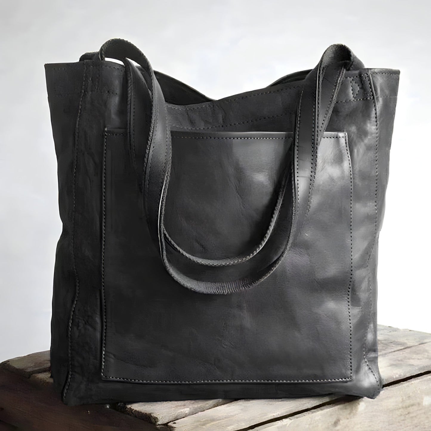 Leren Shopper Tas Dames – Ruime Schoudertas met Tijdloos Design