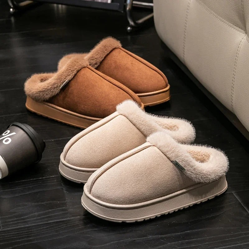 Warme Gevoerde Pantoffels – Comfortabele Unisex Huisschoenen met Antislip Zool