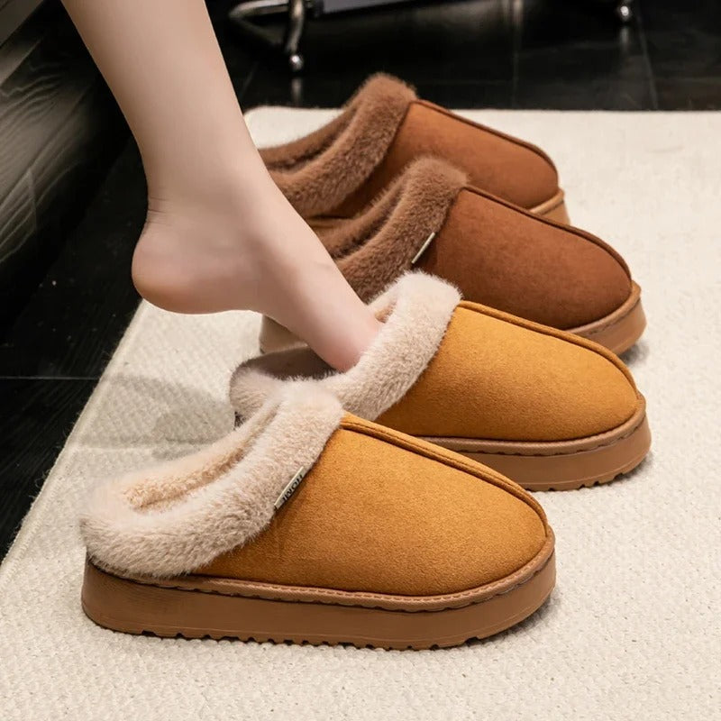 Warme Gevoerde Pantoffels – Comfortabele Unisex Huisschoenen met Antislip Zool