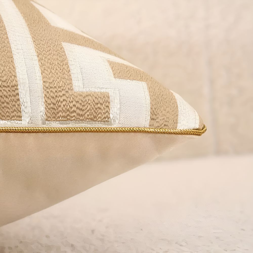 Decoratief Sierkussen met Geometrisch Patroon – Luxe Kussenhoes in Diverse Kleuren