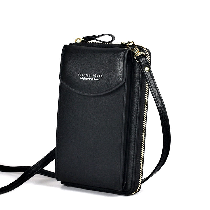 Forever Young Crossbody Telefoontas – Compacte Schoudertas met Meerdere Vakken