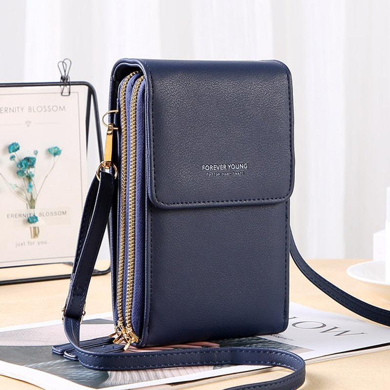 Forever Young Crossbody Telefoontas – Compacte Portemonnee Tas met Meerdere Vakken