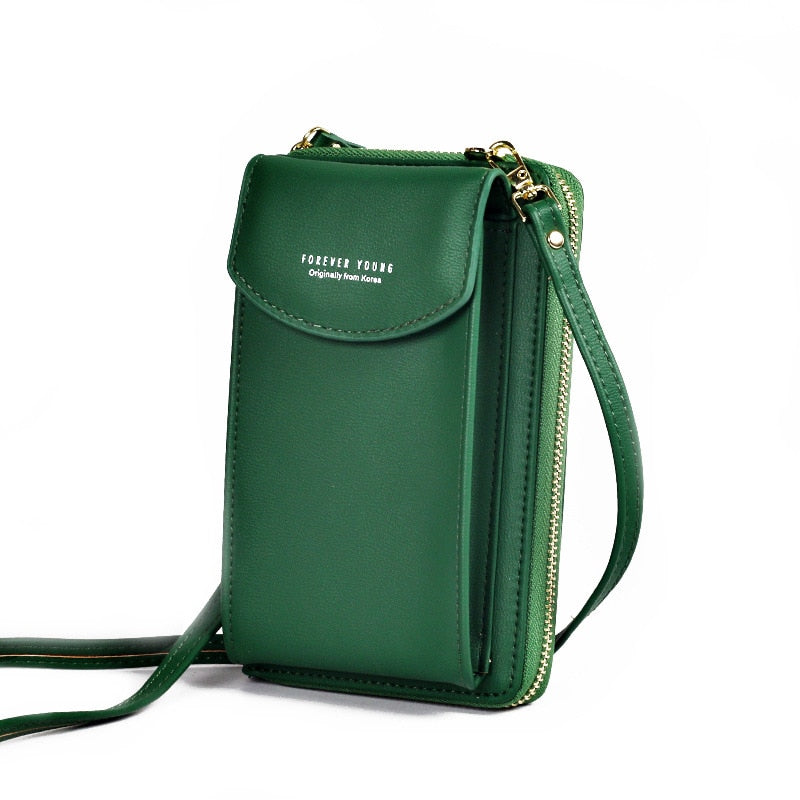 Forever Young Crossbody Telefoontas – Compacte Schoudertas met Meerdere Vakken