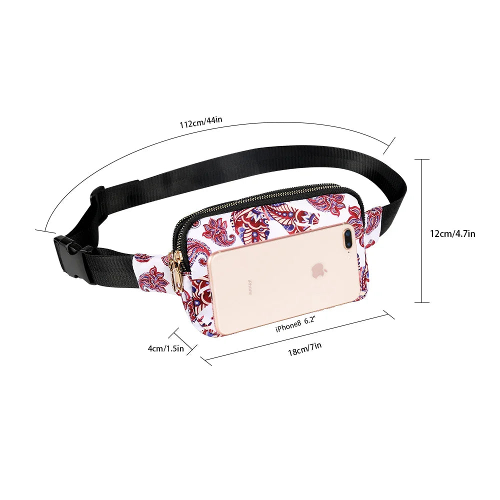 Paisley Heuptas & Fanny Pack – Trendy Festival Tas met Verstelbare Band – Lichtgewicht & Praktisch