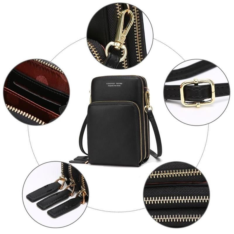 Forever Lovely Crossbody Telefoontas – Compacte Schoudertas met Vakken