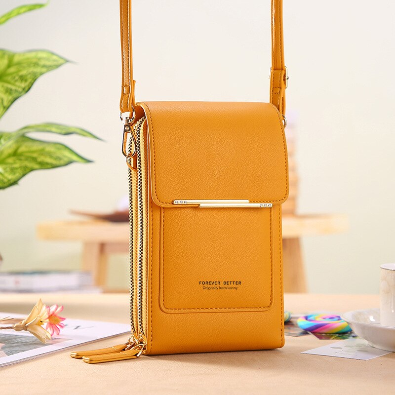 Forever Young Crossbody Telefoontas – Compacte Portemonnee Tas met Meerdere Vakken
