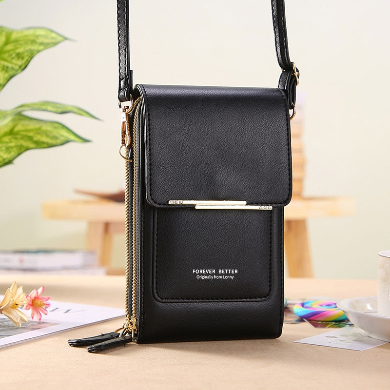Forever Young Crossbody Telefoontas – Compacte Portemonnee Tas met Meerdere Vakken