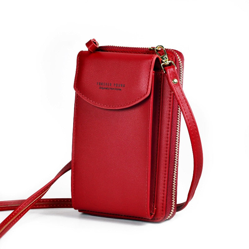 Forever Young Crossbody Telefoontas – Compacte Schoudertas met Meerdere Vakken