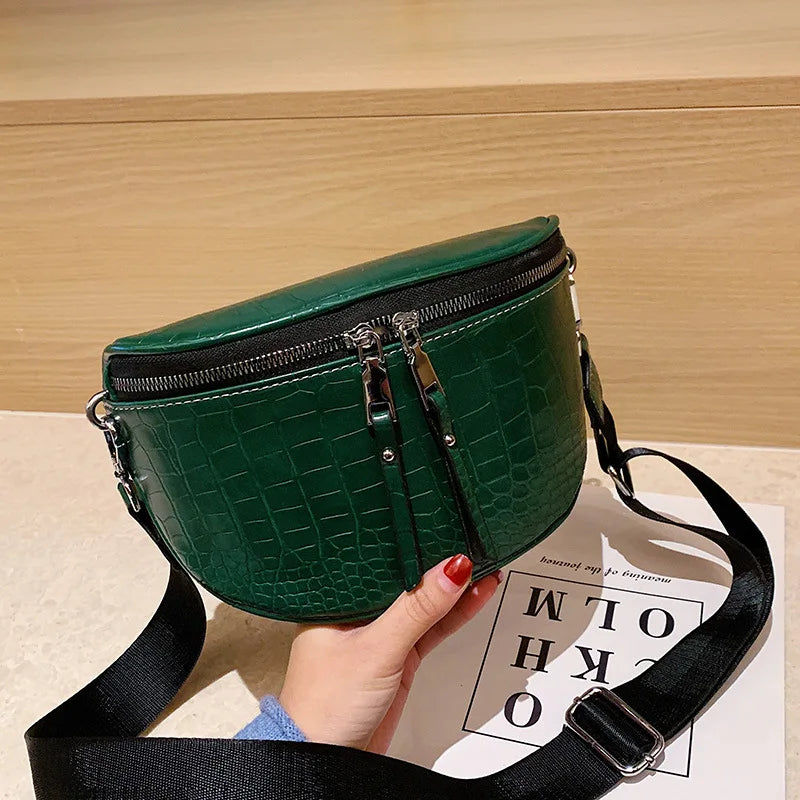 Croco Heuptas met Dubbele Rits – Trendy & Functioneel