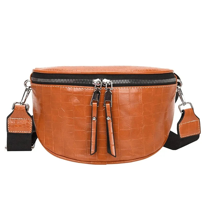 Croco Heuptas met Dubbele Rits – Trendy & Functioneel