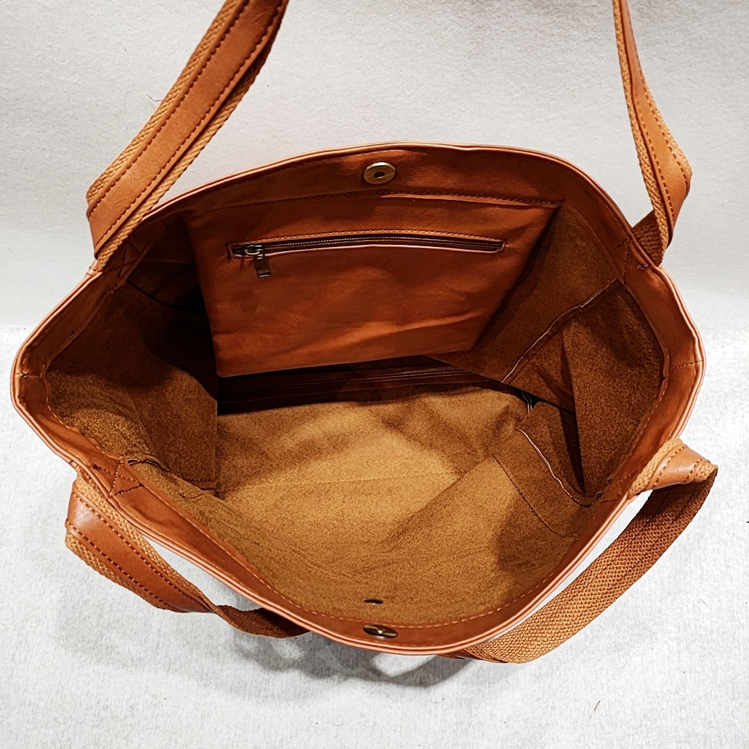 Leren Shopper Dames – Ruime Schoudertas van Echt Leer