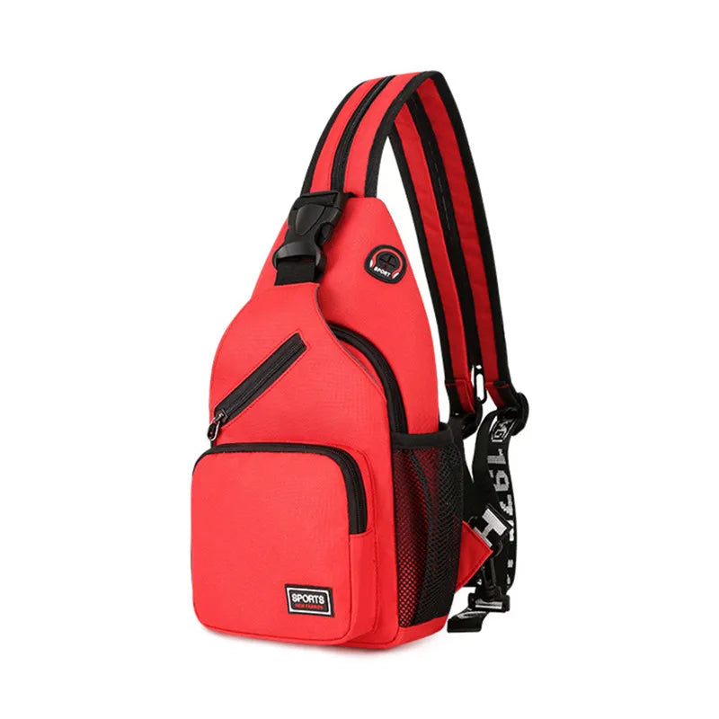 Sportieve Crossbody Rugtas – Compact, Praktisch & Comfortabel