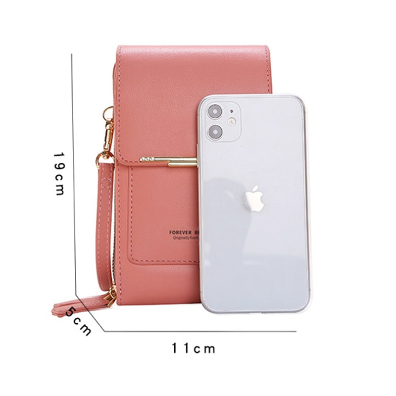 Forever Young Crossbody Telefoontas – Compacte Portemonnee Tas met Meerdere Vakken