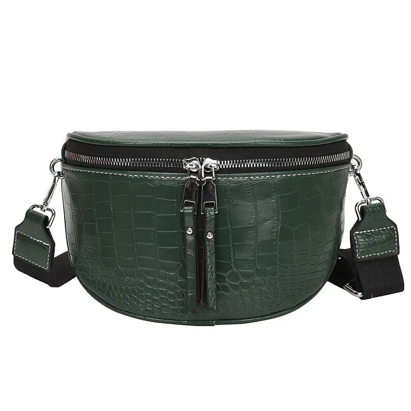 Croco Heuptas met Dubbele Rits – Trendy & Functioneel
